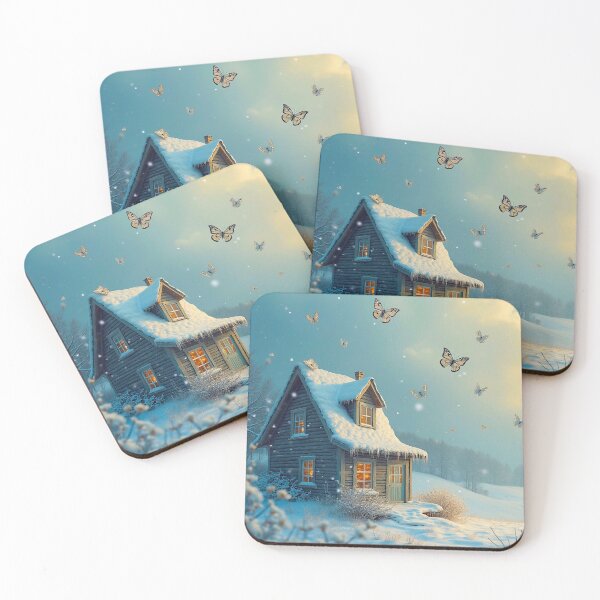 Item preview, Butterflies in Winter designed and sold by M-Y-A-R-T-.
