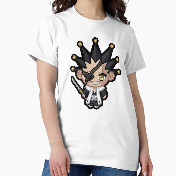 Item preview, Mini Chibi Fearless Swordsman Zaraki Kenpachi Sticker designed and sold by MaeestryArt.