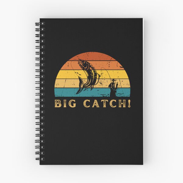 Item preview, "Big Catch Retro Fishing designed and sold by AleksaDesignMTL.