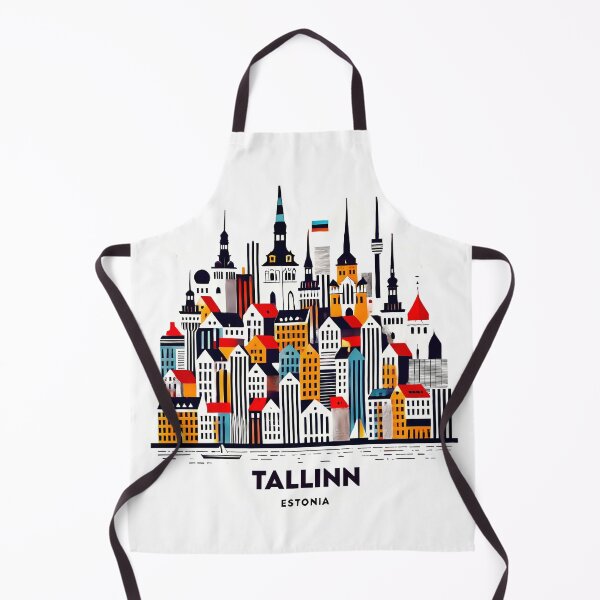 Item preview, Tallinn Cubism Art – Medieval Charm with a Modern Twist designed and sold by OzzFrequency.