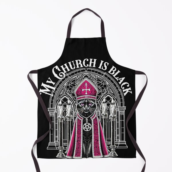 Item preview, My Church Is Black - Gothic Cat Design designed and sold by sekrecja.