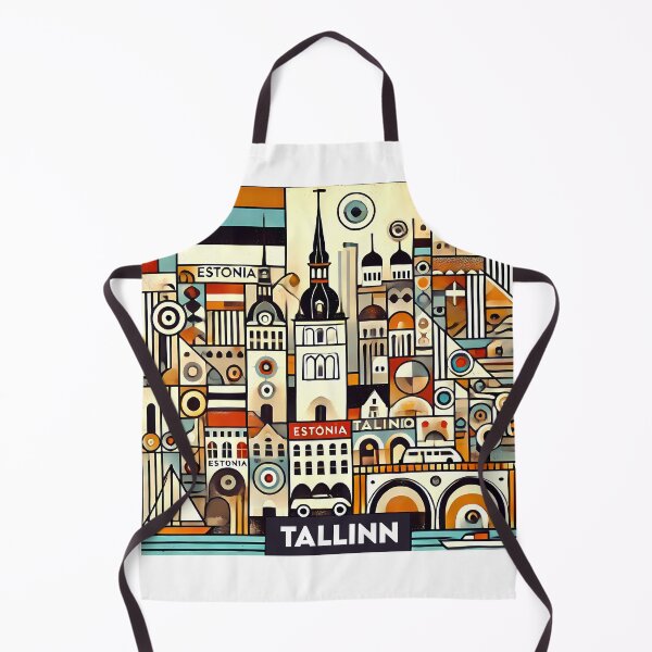Item preview, Tallinn Cubism Art – Medieval Charm with a Modern Twist designed and sold by OzzFrequency.