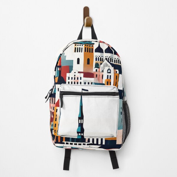 Item preview, Tallinn Cubism Art – Medieval Charm with a Modern Twist designed and sold by OzzFrequency.