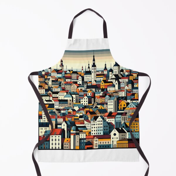 Item preview, Tallinn Cubism Art – Medieval Charm with a Modern Twist designed and sold by OzzFrequency.