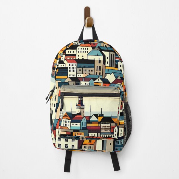 Item preview, Tallinn Cubism Art – Medieval Charm with a Modern Twist designed and sold by OzzFrequency.
