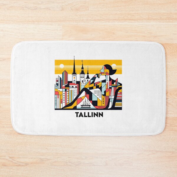 Item preview, Tallinn Cubism Art – Medieval Charm with a Modern Twist designed and sold by OzzFrequency.