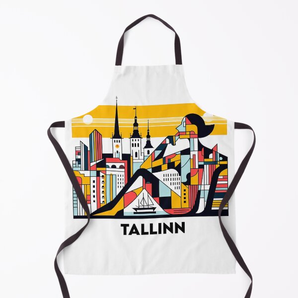 Item preview, Tallinn Cubism Art – Medieval Charm with a Modern Twist designed and sold by OzzFrequency.