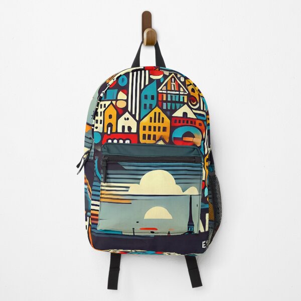 Item preview, Tallinn Cubism Art – Medieval Charm with a Modern Twist designed and sold by OzzFrequency.