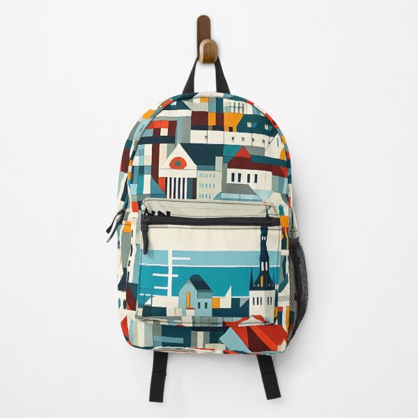 Item preview, Tallinn Cubism Art – Medieval Charm with a Modern Twist designed and sold by OzzFrequency.