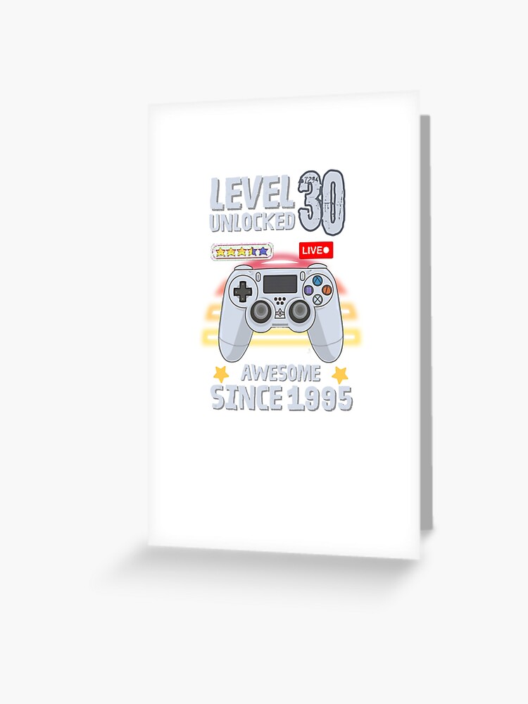 30th Birthday T-shirt 30yr 30 Year Old Birthday Level 30