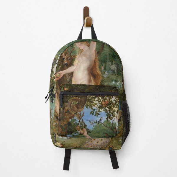 Item preview, Painting of Eve picking an apple from the tree of life in paradise designed and sold by Photopat.