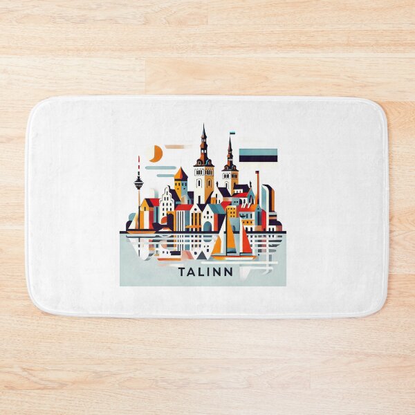 Item preview, Tallinn Cubism Art – Medieval Charm with a Modern Twist designed and sold by OzzFrequency.