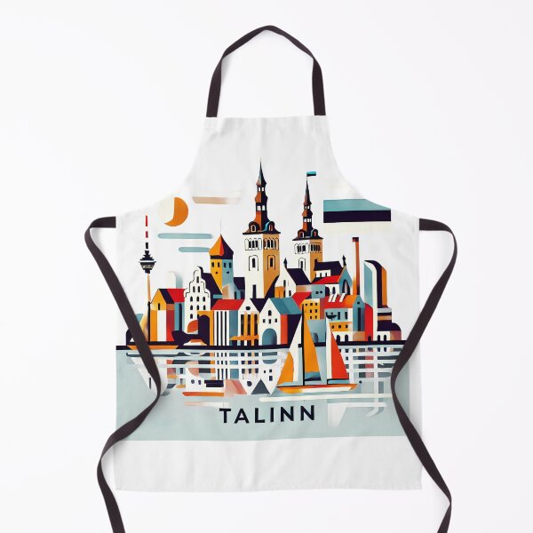 Item preview, Tallinn Cubism Art – Medieval Charm with a Modern Twist designed and sold by OzzFrequency.