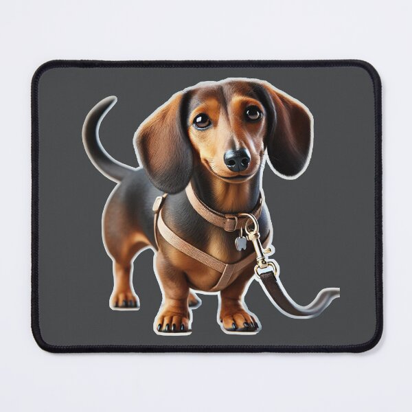 Item preview, Dachshund - Ready for a Walk designed and sold by KittyKatto.