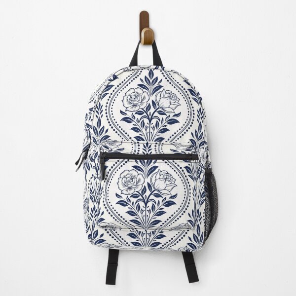 Item preview, Delft Destiny: Vintage Rose Damask (Crisp Design 2) designed and sold by Tony Anastasi.