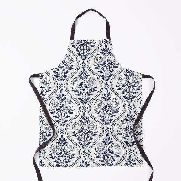 Item preview, Delft Destiny: Vintage Rose Damask (Crisp Design 2) designed and sold by Tony Anastasi.