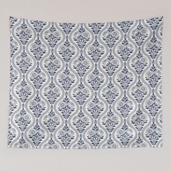 Item preview, Delft Destiny: Vintage Rose Damask (Crisp Design 2) designed and sold by Tony Anastasi.