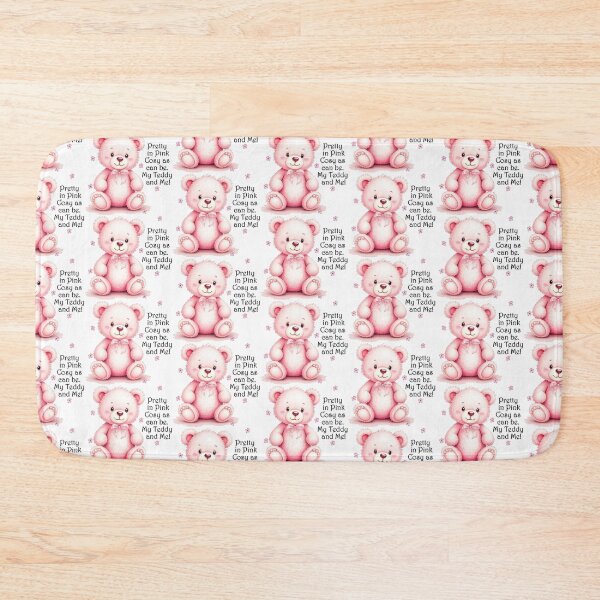 Item preview, Pretty in pink, Cosy as can be. My Bear and Me!  designed and sold by Sonia Jones Art.