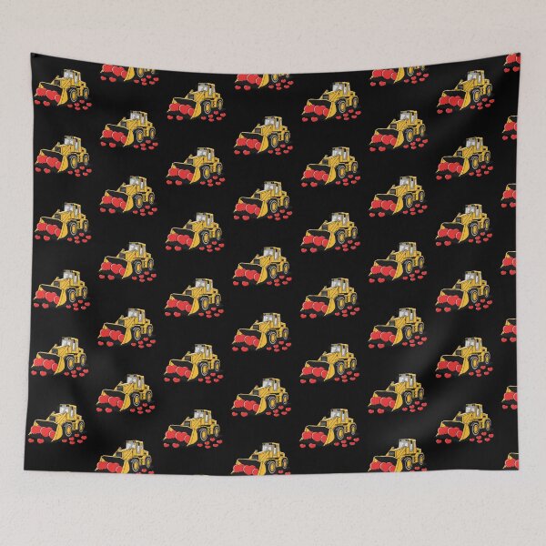 Item preview, I love bulldozer designed and sold by Red-forever.