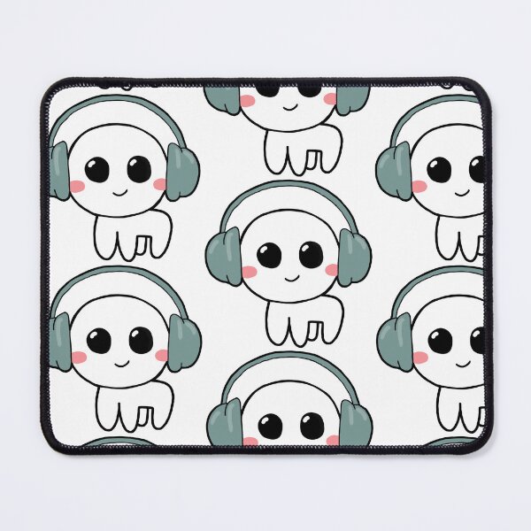 Item preview, TBH autism yippee creature with headphones illustration  designed and sold by NeurodiverseTea.