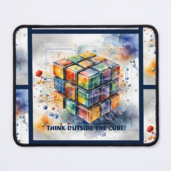 Item preview, Colorful cube - Think outside the cube! designed and sold by REALDesign-Shop.