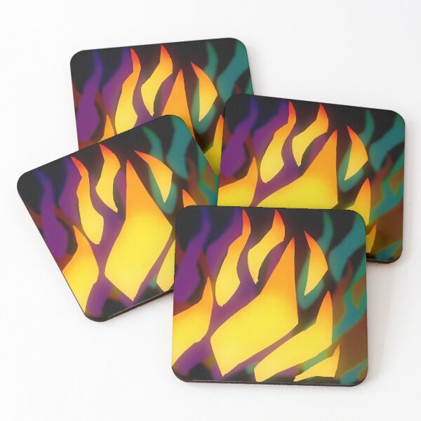 Item preview, Multicolour flames designed and sold by Deadman7600.