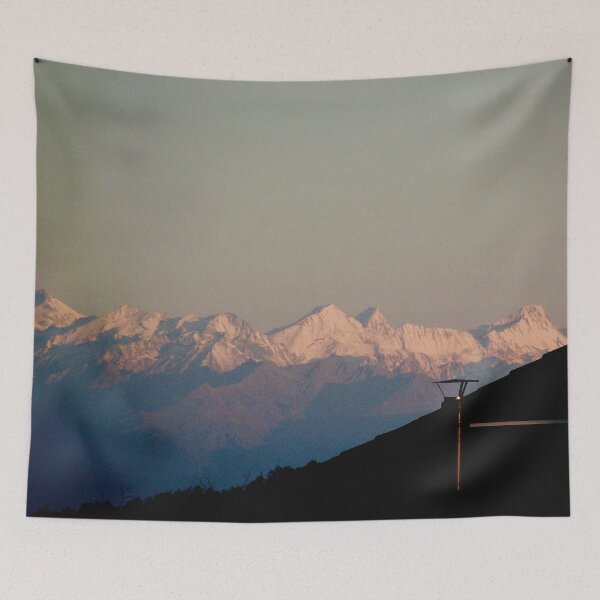 Item preview, View of Snowy Mountain Peaks in the Alps  designed and sold by Quoppidou.