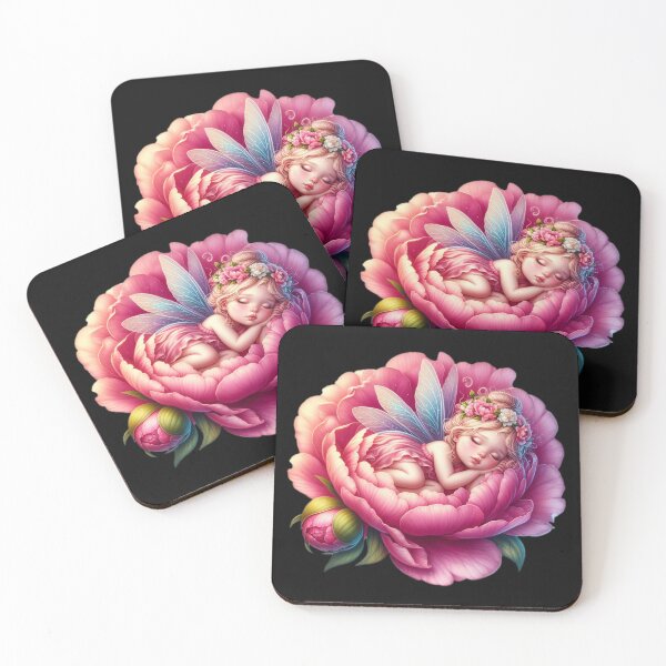 Item preview, cute fairy sleeping in a rose designed and sold by LoneAngel.