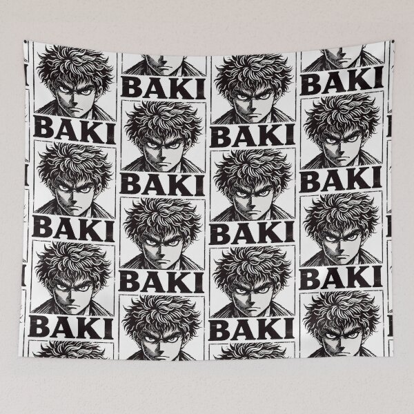 Item preview, Baki Hanma designed and sold by FreshArtFusion.