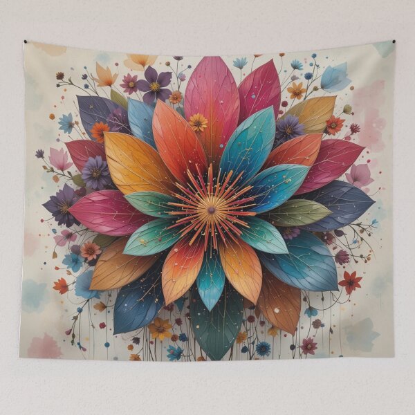 Item preview, Abstract Flower Parade designed and sold by 0penvimark.