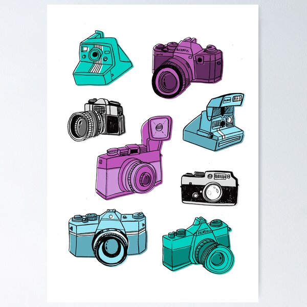 Item preview, vintage camera pattern designed and sold by Michelle doran.