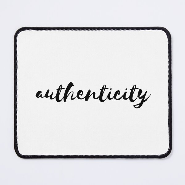 Item preview, Authenticity in black letters aesthetic and minimalist designed and sold by ElizabethCoelho.