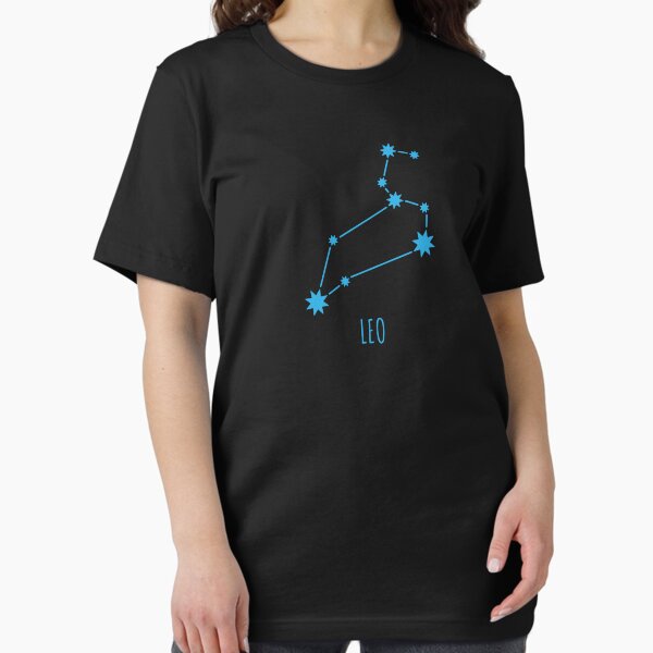 Item preview, Zodiac Sign T-Shirt - Leo (Blue) designed and sold by thearthurshop.