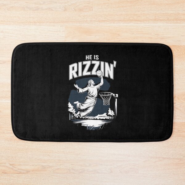 Item preview, He Is Rizzin' Basketball Jesus Funny Sports Design designed and sold by Karsten Stier.