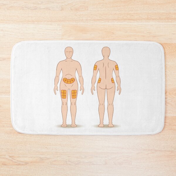 Item preview, Guide for application of a caster injection into a person, back, thigh, shoulder, belly, and may be for the treatment of diabetes or sclerosis designed and sold by LucianoCosmo.