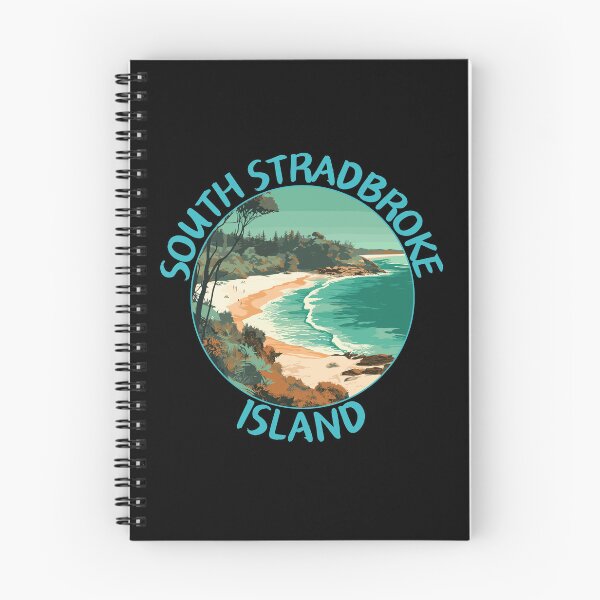Item preview, South Stradbroke Island in Queensland Australia Retro Travel Art Emblem designed and sold by MaateoDesign.