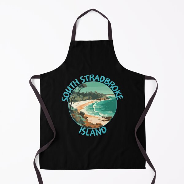 Item preview, South Stradbroke Island in Queensland Australia Retro Travel Art Emblem designed and sold by MaateoDesign.