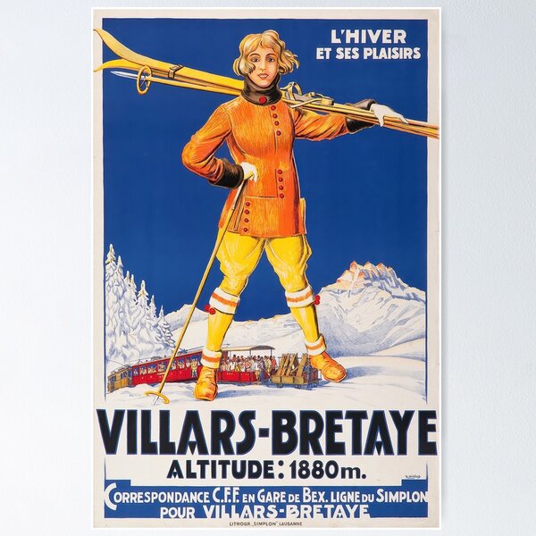 Vista previa del artículo con la obra «VILLARS BRETAYE», diseñado y vendido por MarkedArtPrints.