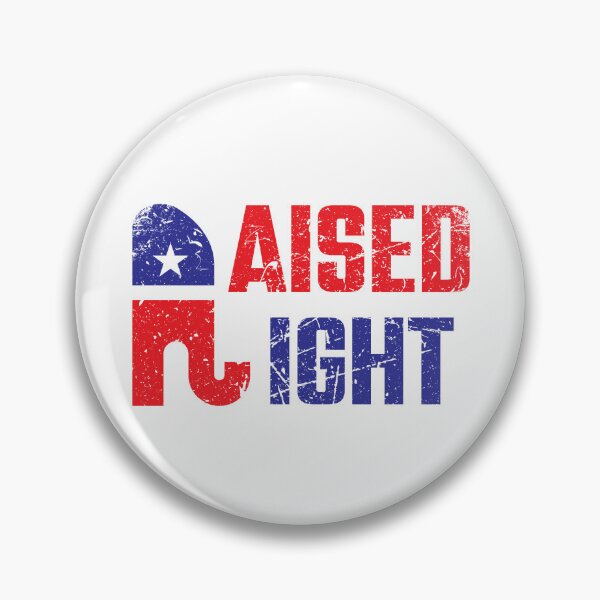 Item preview, Raised Right Republican Elephant designed and sold by fusedtees.