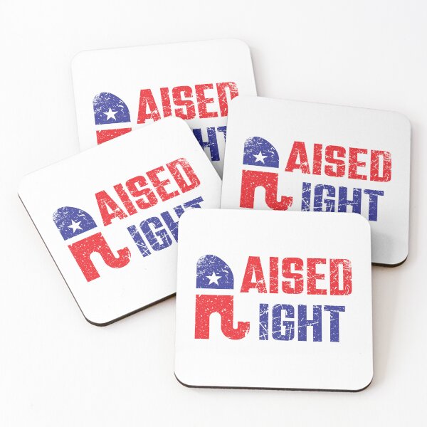 Item preview, Raised Right Republican Elephant designed and sold by fusedtees.