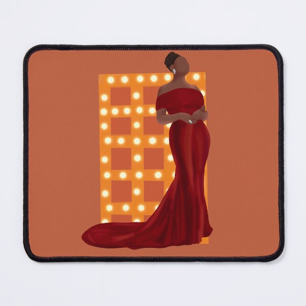 Item preview, Audra McDonald Red Dress and Lights designed and sold by byebyesally.