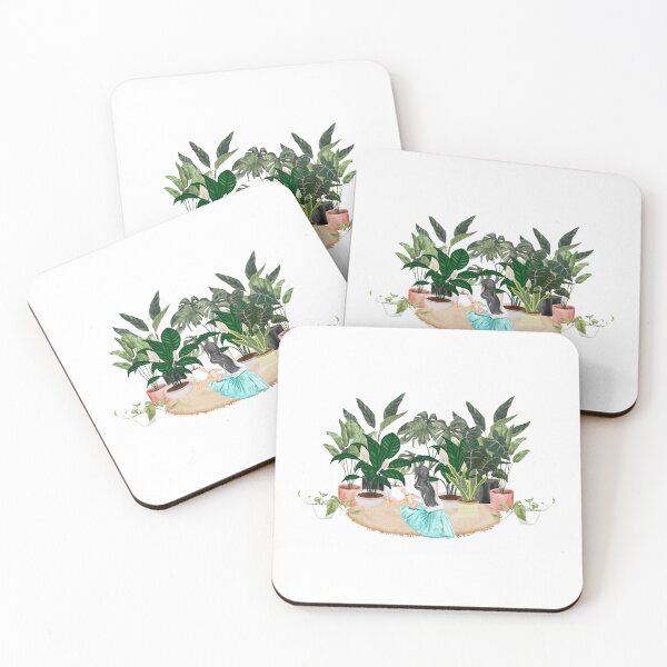 Item preview, Woman with aesthetic plants designed and sold by ElizabethCoelho.