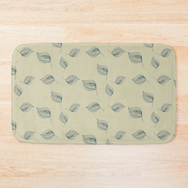 Item preview, Deep Green Leaves Line Art designed and sold by Art Shimmers.