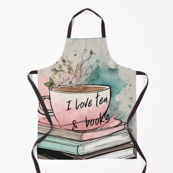 Item preview, Matcha Lover, Love Books and Herbal Tea, Green Tea, Herbal Tea, vintage old books designed and sold by KolorellaS.