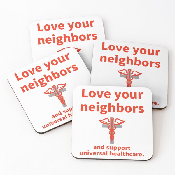 Item preview, Love your neighbors  designed and sold by Rachel the Artist .