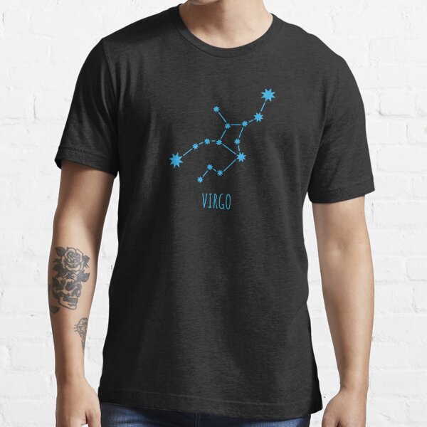 Item preview, Zodiac Sign T-Shirt - Virgo (Blue) designed and sold by thearthurshop.