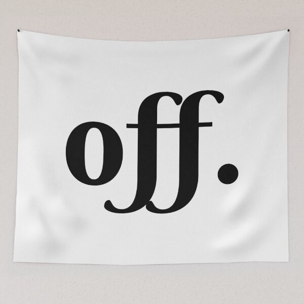 Item preview, OFF. – A Bold Statement on Disconnection, Unique designed and sold by villacreativa.