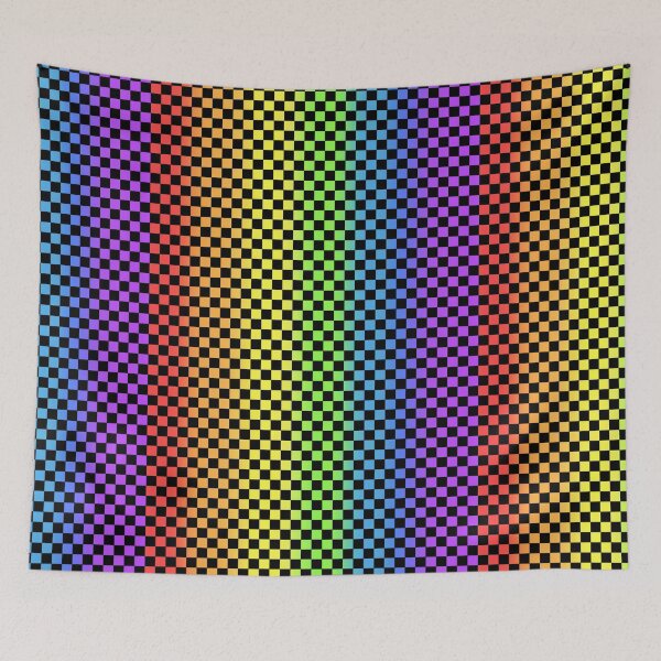 Item preview, Rainbow Checkerboard  designed and sold by Queen-Rosaleen.