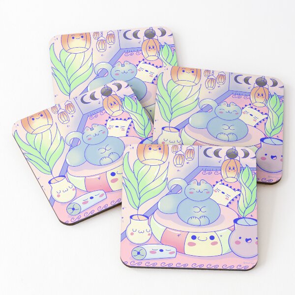 Item preview, Cute Buddha Cat Kawaii Pouf cozy designed and sold by Sarahtangermann.