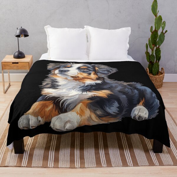 Item preview, Australian Shepherd Puppy designed and sold by VelvetRoom.